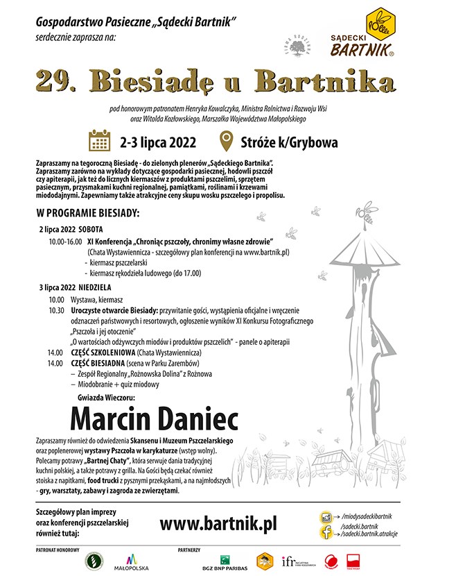 Program Biesiady U Bartnika 2019 29. Biesiada u Bartnika, 2-3 lipca w Stróżach - Aktualności - Koło